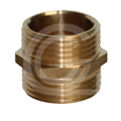 Brass Hex Nipple 1/2"